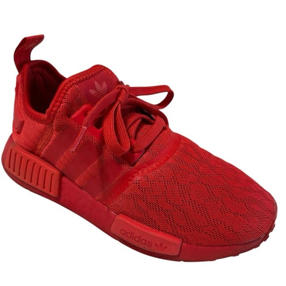 Adidas Boost Women's NMD R1 Shoes Lush Red Running Sneaker FV7308 Size 6 - Picture 1 of 12